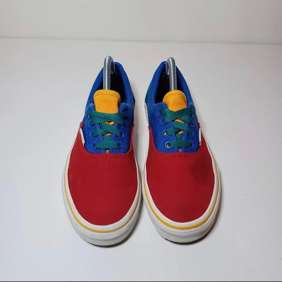 Vans Off the Wall Era Primary color block sneakers kids 4 womens 5.5 (213 Box 25 - Picture 8 of 9